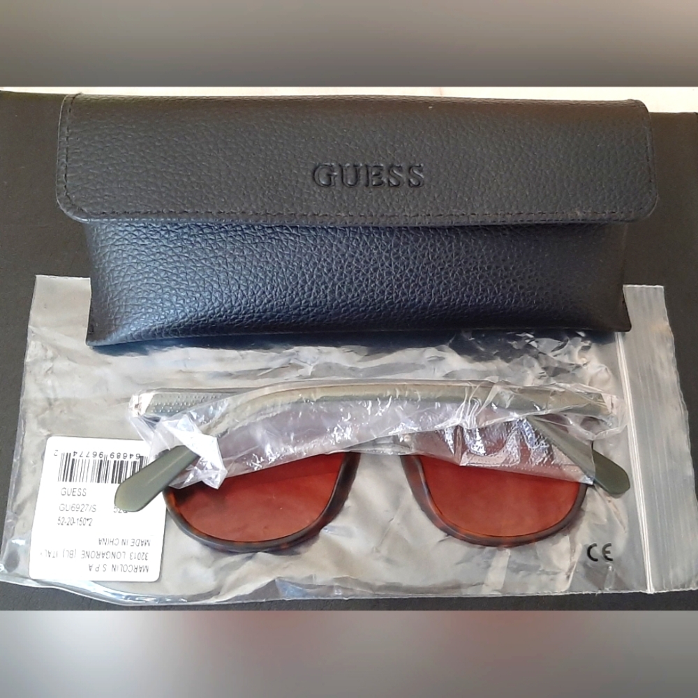 Guess Dark Havana Sunglasses *NWT* - Picture 11 of 16